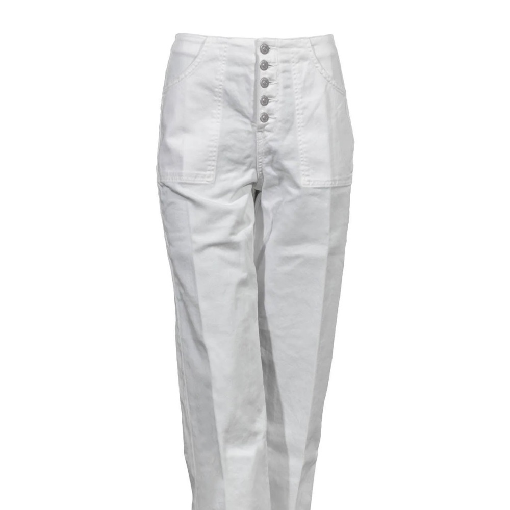 Veronica Beard High-Waisted Crosbie Cropped Pants